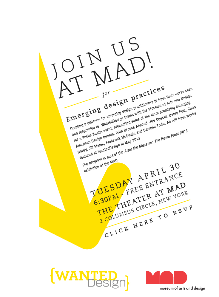 MAD WantedDesign POD DESIGN Brooks Atwood emerging design practices